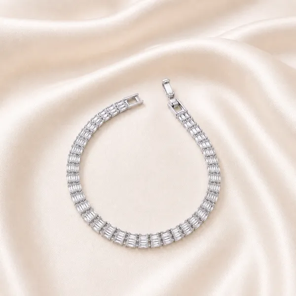 Crystal_Baguette_Silver_Tennis_Bracelet_Default_Title