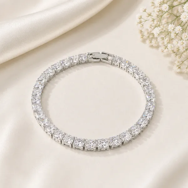 Luxe_Line_Silver_Tennis_Bracelet_Default_Title