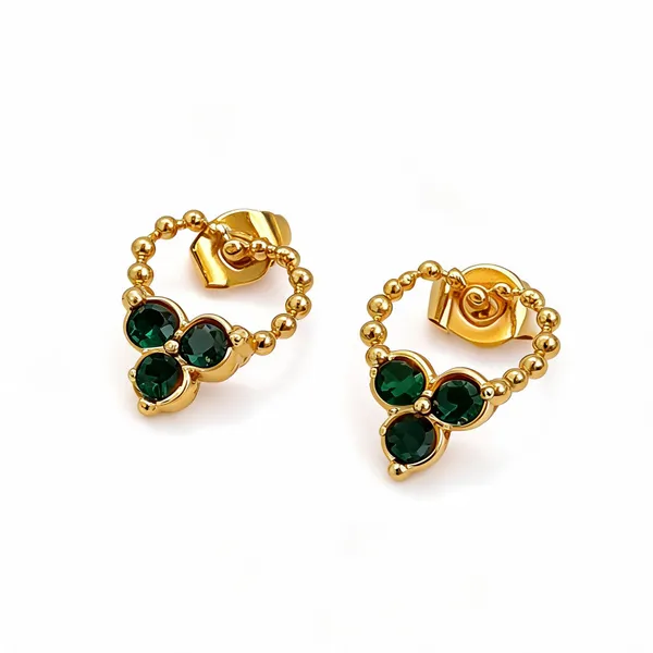 Green_Flower_Earrings