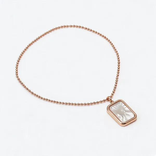 White_Rectangle_Pendant_With_Chain