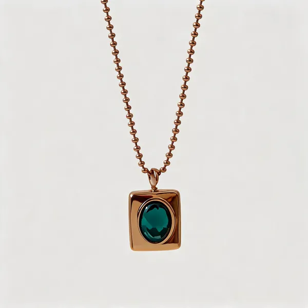 Green_Square_Crystal_Necklace