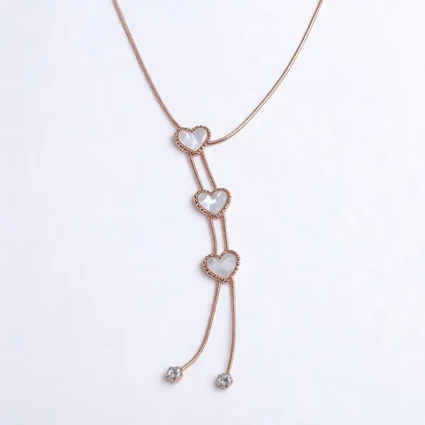 White_Heart_Hanging_Necklace
