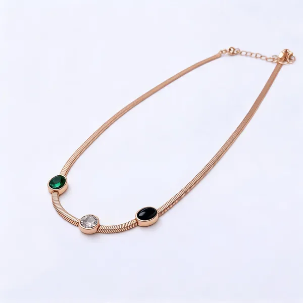 Multicolour_Crystal_Snake_Chain_Necklace