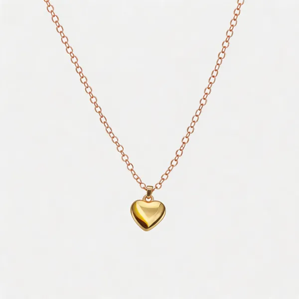 Gold_Heart_With_Rose_Gold_Chain_Necklace