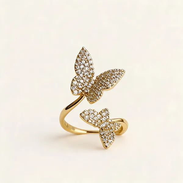 Butterfly_Cross_Studded_Adjustable_Ring_Gold