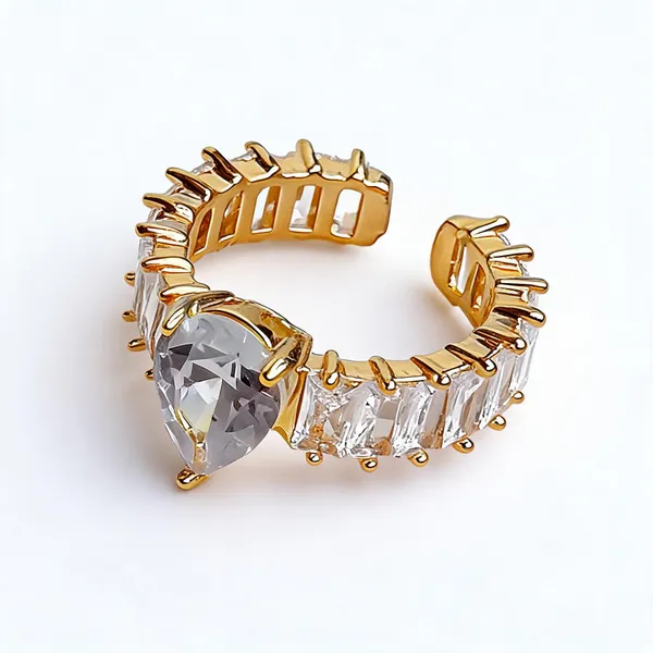 White_Drop_Crystal_Adjustable_Ring