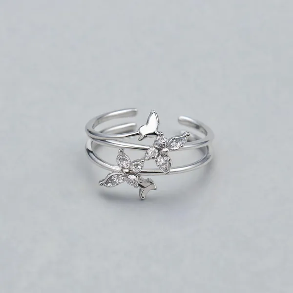 Butterfly_Cross_Adjustable_Ring_4_Silver