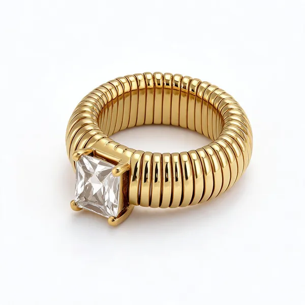 White_Crystal_Chunky_Viper_Ring