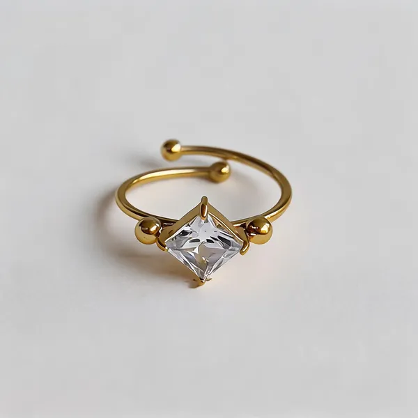 White_Crystal_Adjustable_Ring