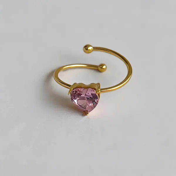 Crystal_Pink_Heart_Adjustable_Ring