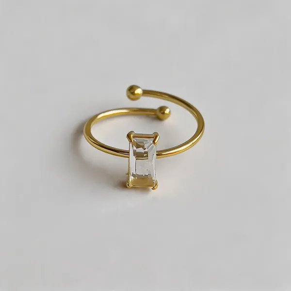 White_Rectangle_Crystal_Adjustable_Ring