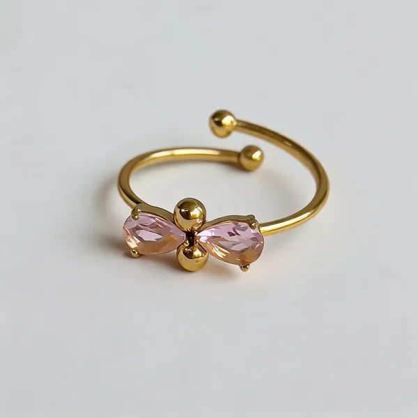 Pink_Drop_Crystal_Adjustable_Ring