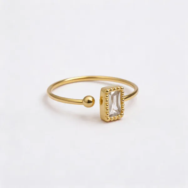 White_Rectangle_Crystal_Ring