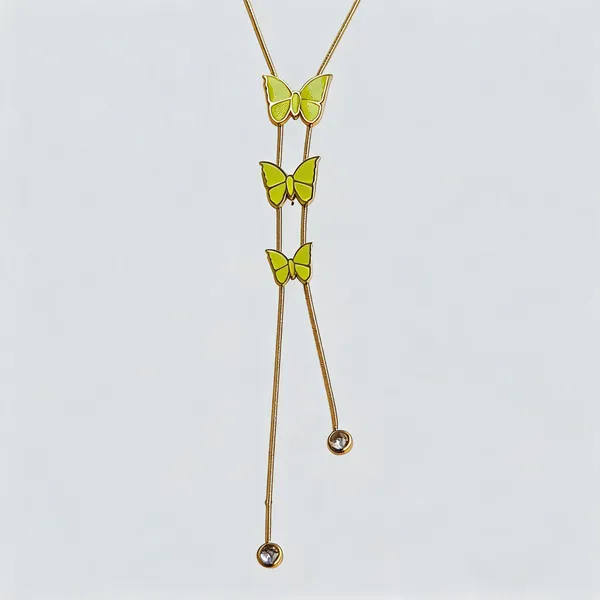 Parrot_Colour_Butterfly_Necklace