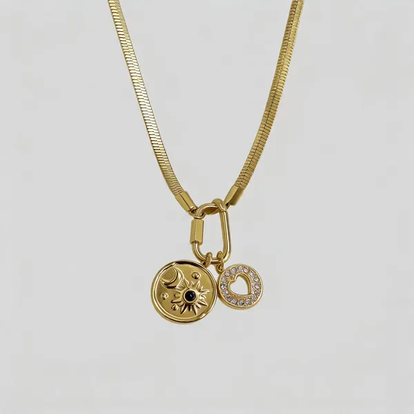 Snake_Chain_With_Heart_Sun_Charm_Necklace