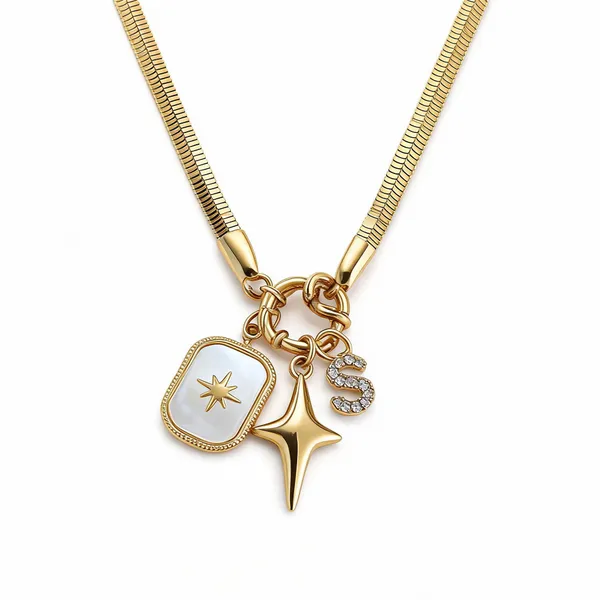 Snake_Chain_With_Sun_Amp_S_Charm_Necklace
