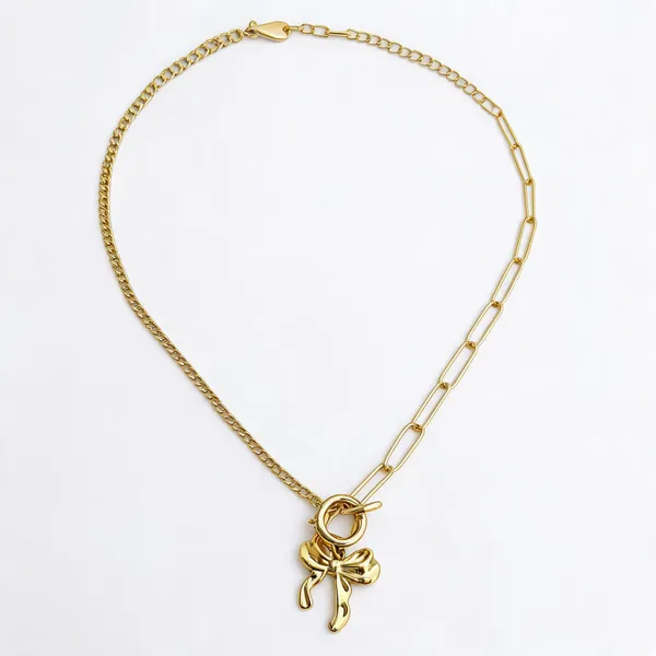 Bow_With_Link_Chain_Necklace