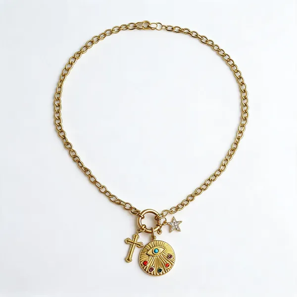 Cross_And_Star_Big_Evileye_Charm_Necklace