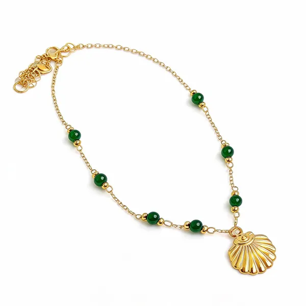 Green_Pearl_With_Shell_Necklace
