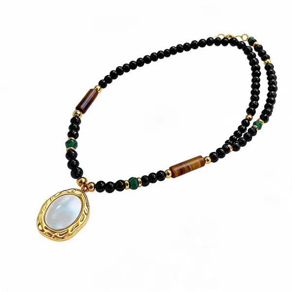 Black_Green_Brown_Stone_Necklace
