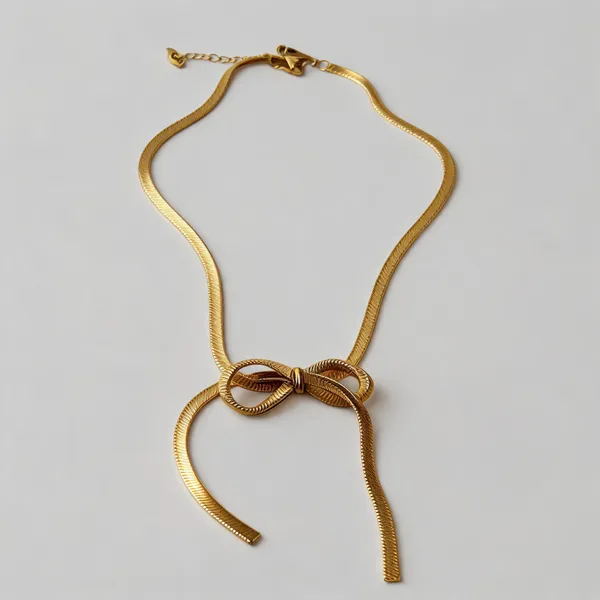 Bow_Snake_Chain_Necklace