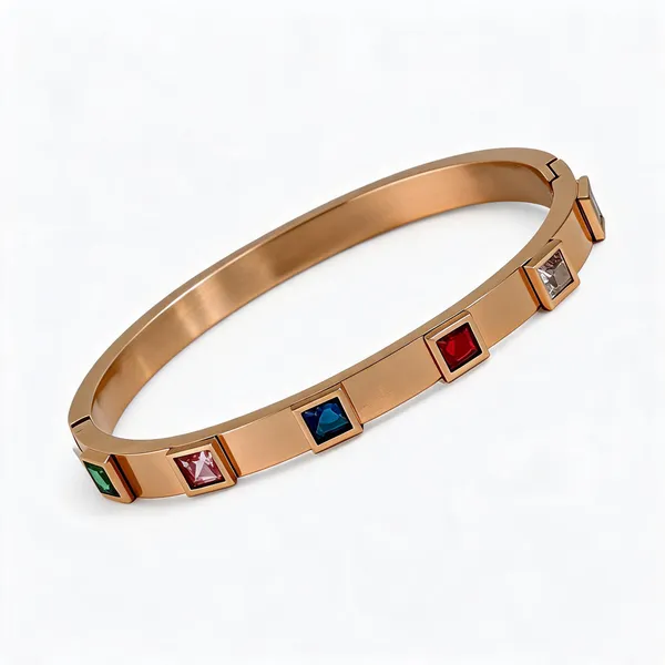 Multicolour_Square_Crystal_Bracelet