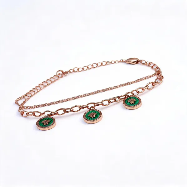 Verece_Green_Link_Bracelet