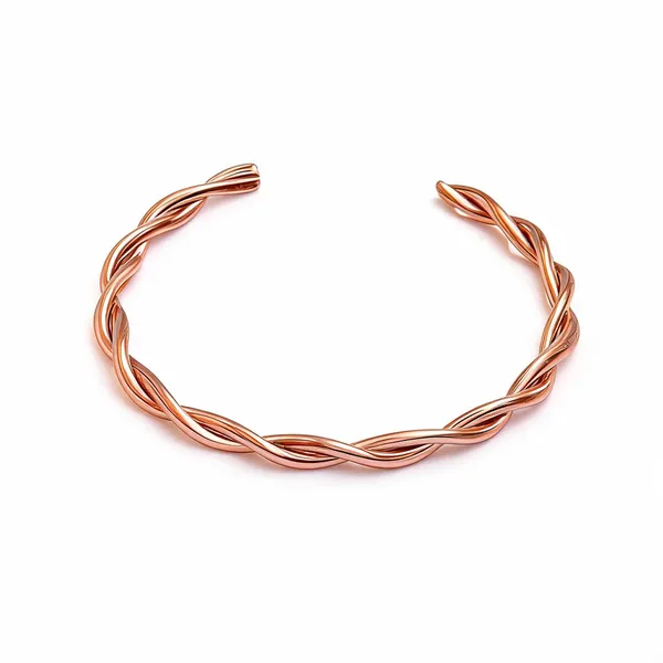 Twisted_Bracelet_Rose_Gold_Plated