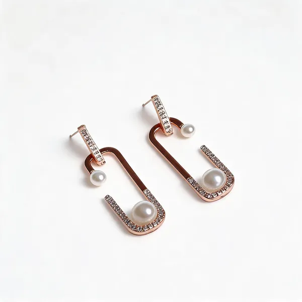 Perl_With_Studded_Earrings
