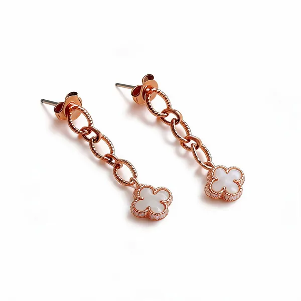 White_Clover_Earrings