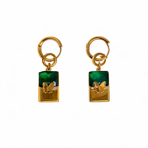Green_Crystal_Butterfly_Earrings