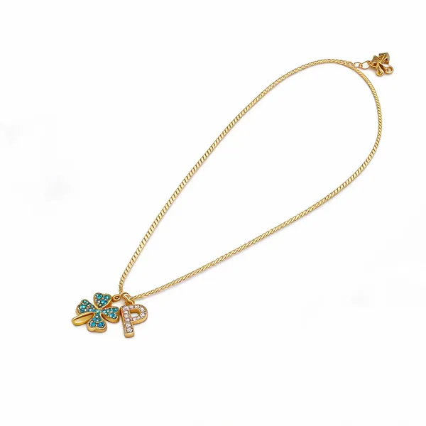 Initial_P_With_Flower_Necklace