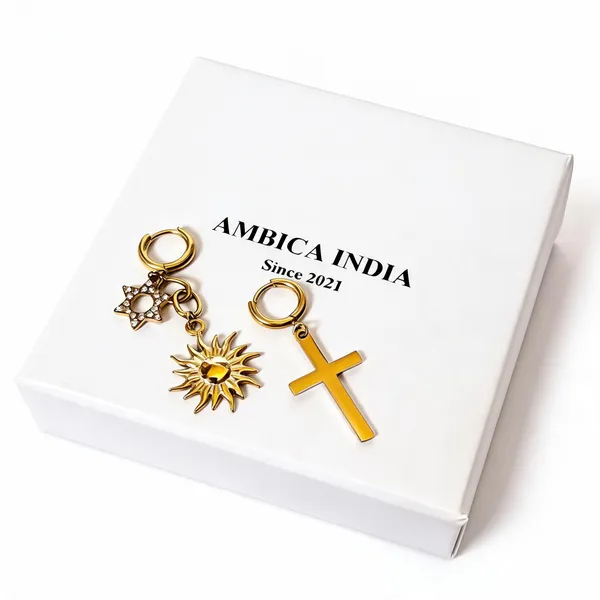 Sun_Cross_Mismatch_Earrings