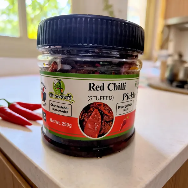 Oh!_So_Achari_Stuffed_Red_Chilli_Pickle_250_Gm