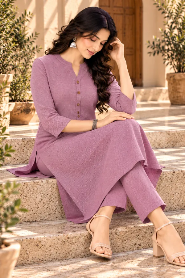 Purple_Textured_Straight_Kurta_Set_for_Women