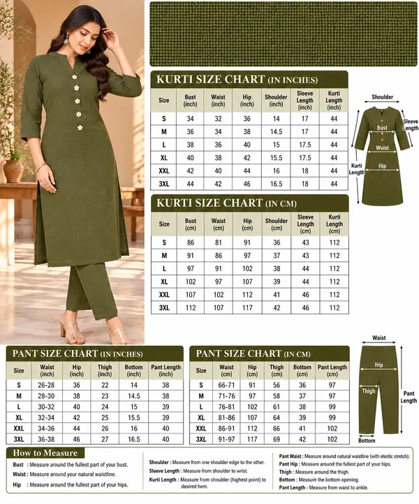 Olive_Green_Textured_Straight_Kurta_Set_for_Women