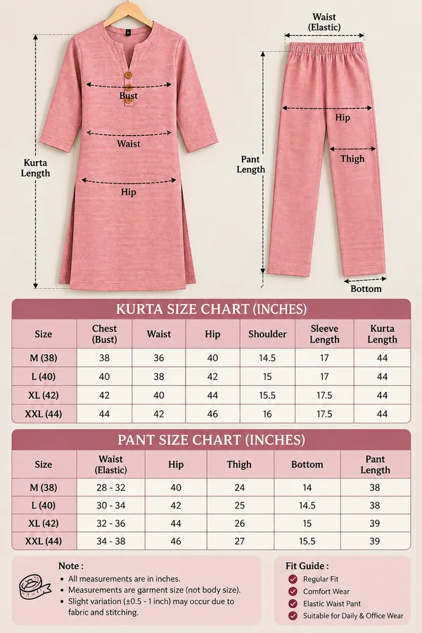 Pink_Textured_Straight_Kurta_Set_for_Women