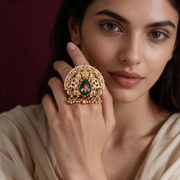 Brass_Fiher_Ring_For_Girls_And_Woman