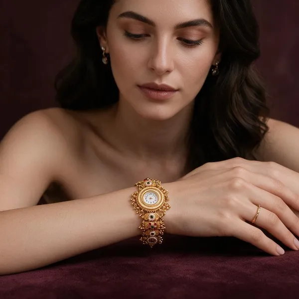 Kashmiri_Bracelet_Watch_For_Girls_And_Woman