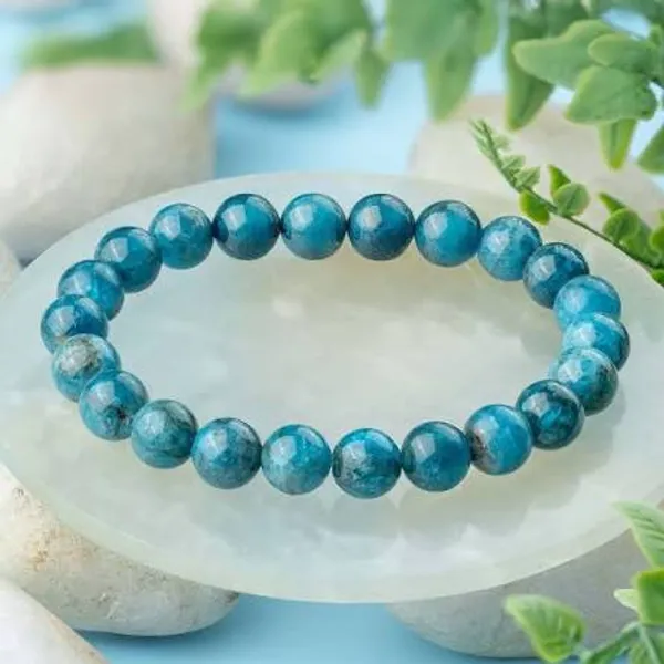 Blue_Apatite_Gemstone_Bracelet_For_Unisex