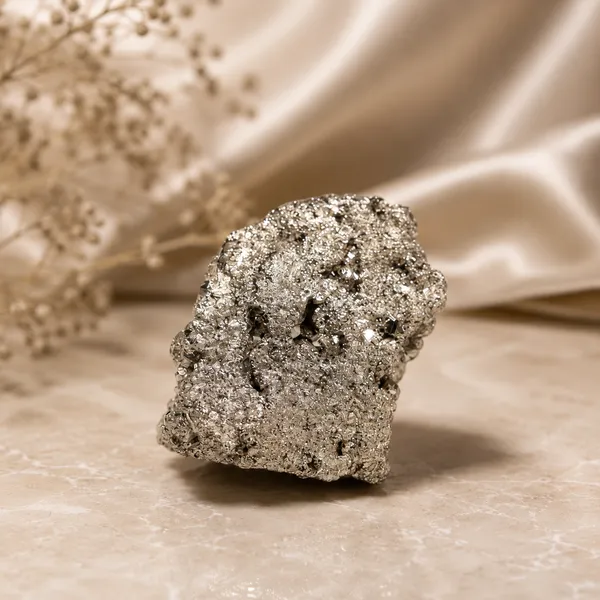 Silver_Raw_Pyrite_Maha_Lakshmi_Siddh_Stone
