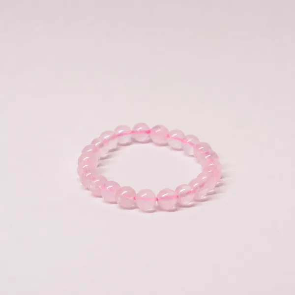 Pink_Rose_Quartz_Beaded_Bracelet_For_Women