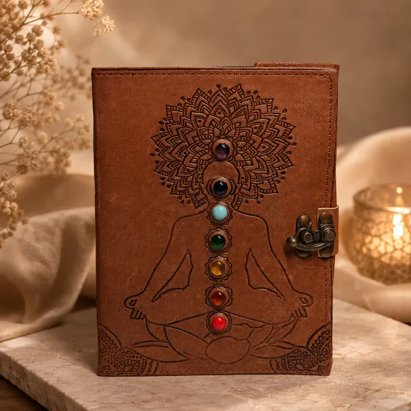 Brown_Leather_Seven_Chakra_Notebook_With_Metal_Lock