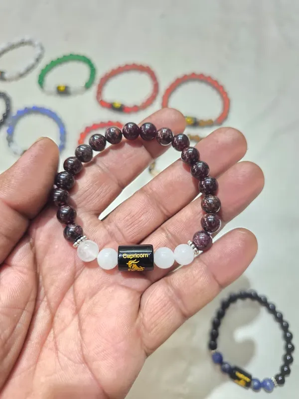 Black_Gemstone_Makara_Capricorn_Zodiac_Bracelet