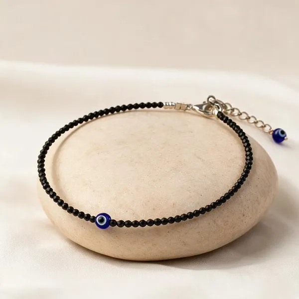 Black_Tourmaline_Evil_Eye_Protection_Anklet_For_Unisex