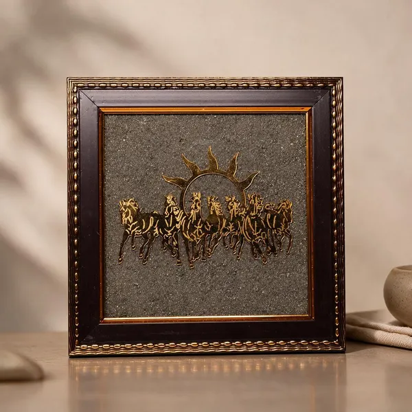 Pyrite_Vastu_Seven_Running_Horses_Wall_Frame