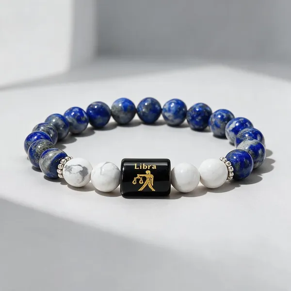 Blue_Gemstone_Tula_Libra_Zodiac_Bracelet_For_Unisex