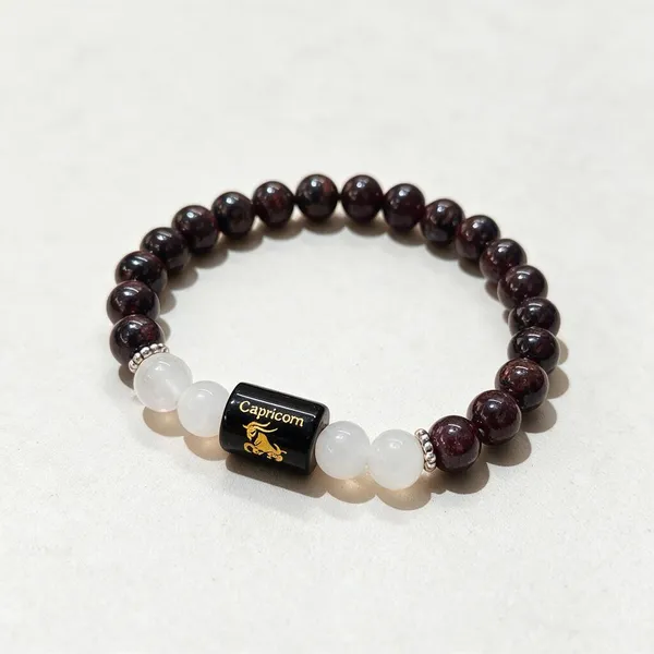 Black_Gemstone_Makara_Capricorn_Zodiac_Bracelet