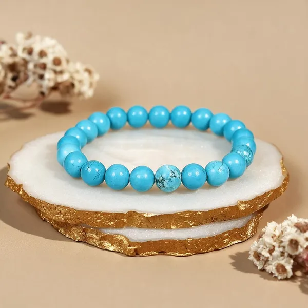 Blue_Turquoise_Firoza_Beaded_Bracelet_For_Unisex