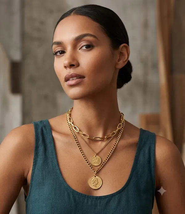 Gold_Tone_Layered_Coin_Pendant_Necklace_for_Women
